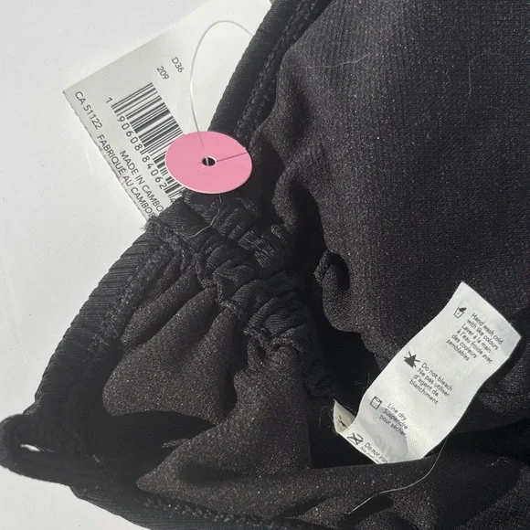 Black Ruched Swimsuit - Picture 5 of 5